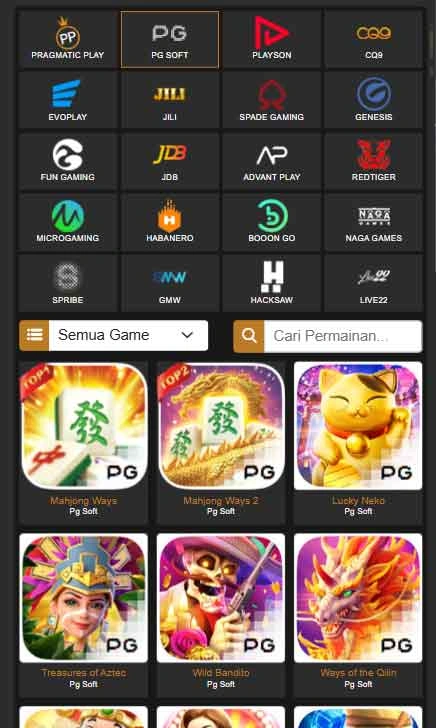 At777 Slot Mode Baru pilih game